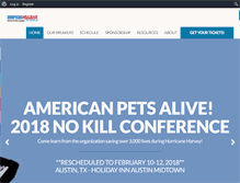 Tablet Screenshot of americanpethotel.com